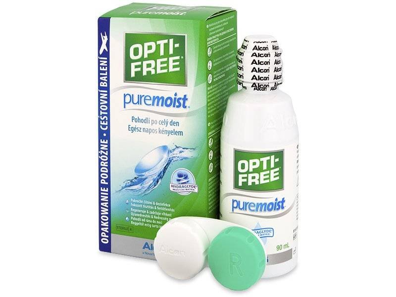 Solución Opti-Free Puremoist 90mL