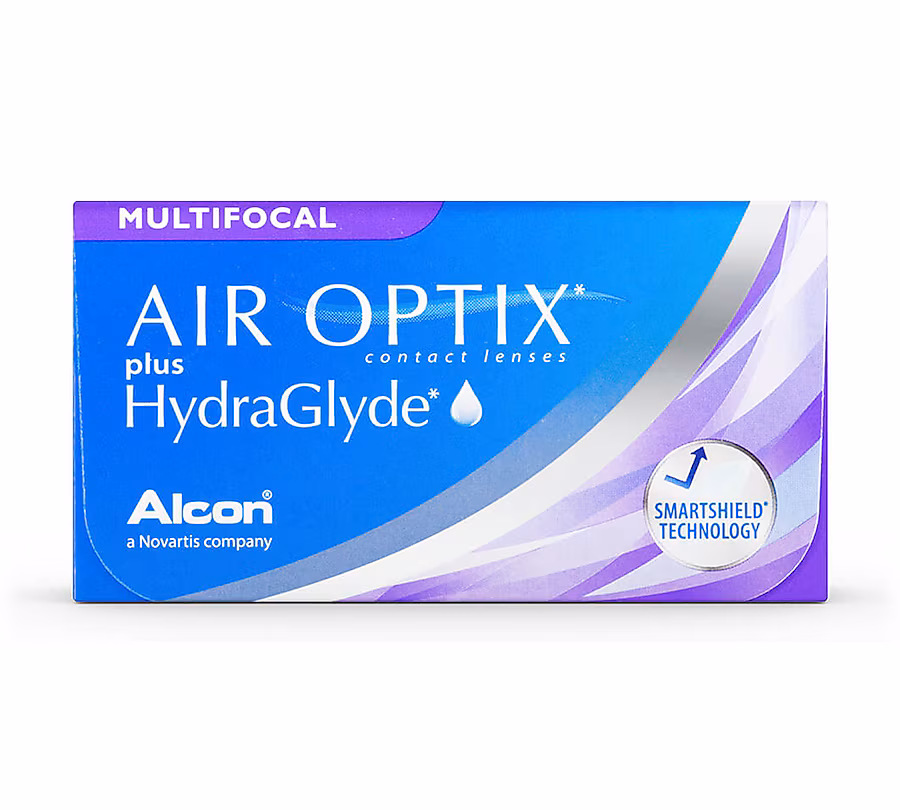 Lentes de Contacto Air Optix Plus HydraGlyde para Presbicia