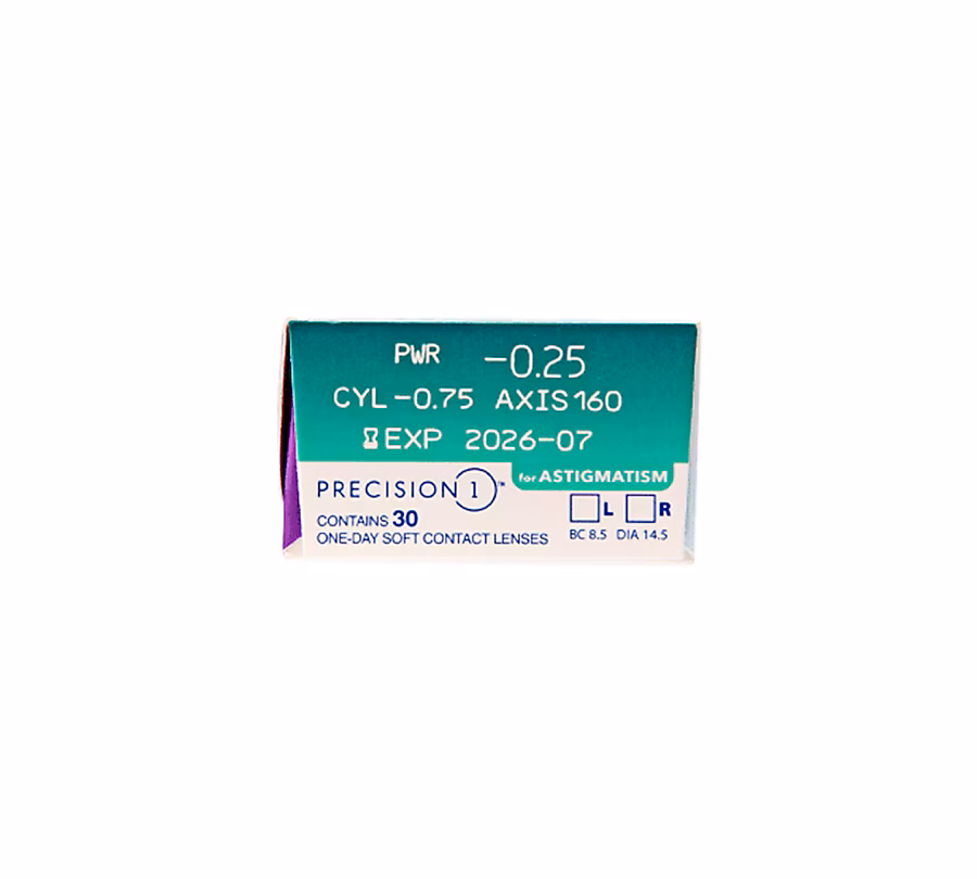 Lentes de Contacto PRECISION1 ® para Astigmatismo
