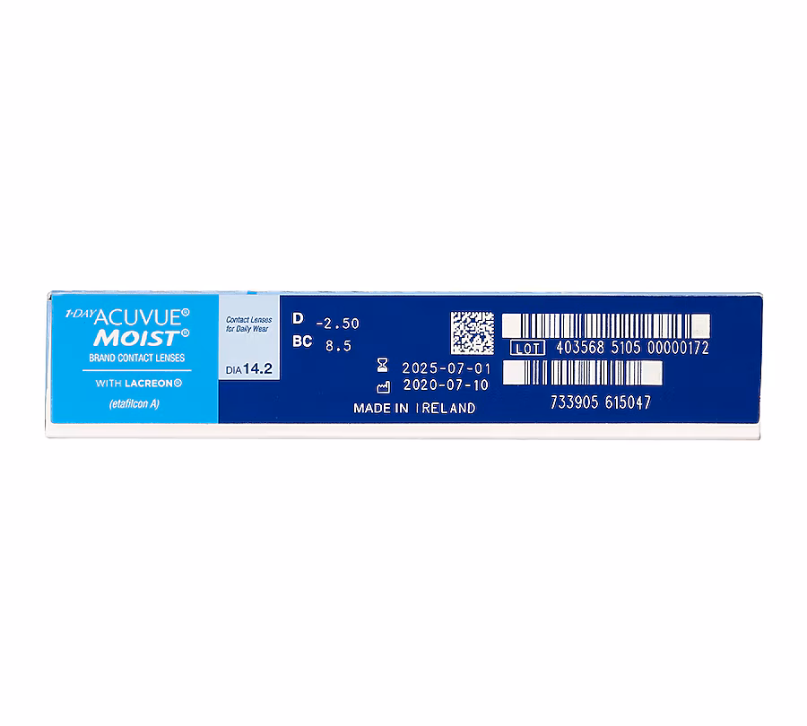 Lentes de Contacto Acuvue 1 Day Moist