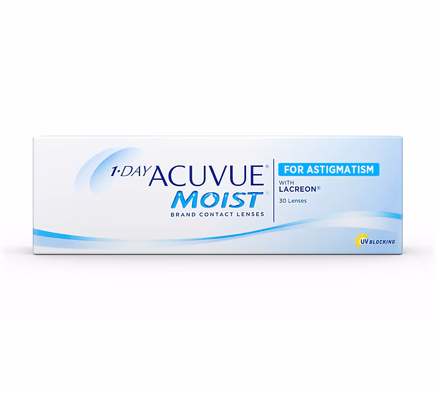 Lentes de Contacto Acuvue 1 Day Moist para Astigmatismo