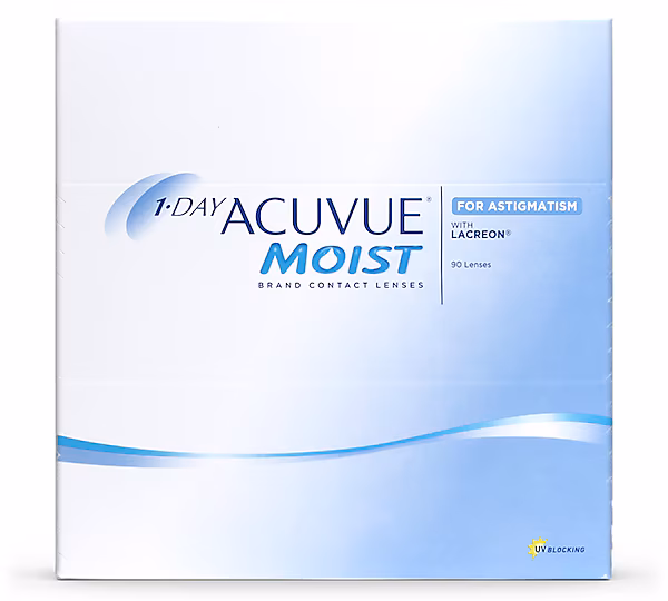 Lentes de Contacto Acuvue 1 Day Moist para Astigmatismo